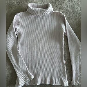 Turtleneck Pullover Sweater light pink